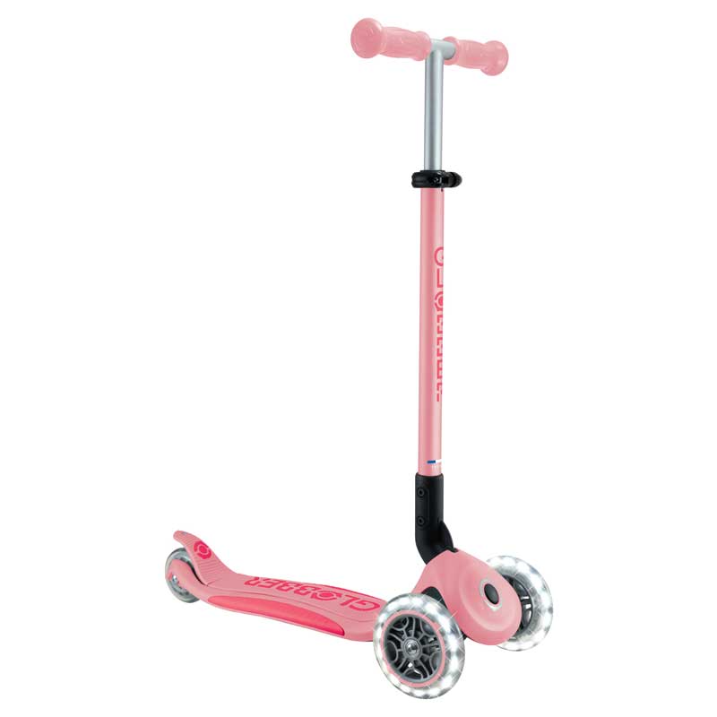 Foldable Scooter with Light-Up Wheels ELITE LIGHTS - Pink
