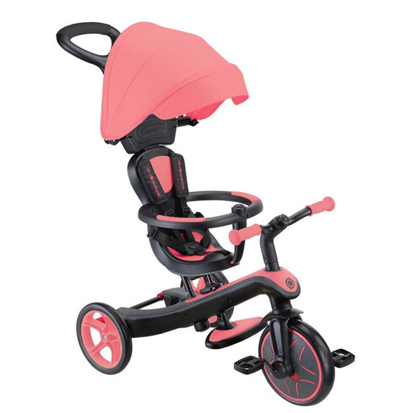 4-in-1 Globber Explorer Trike with Canopy - Pink