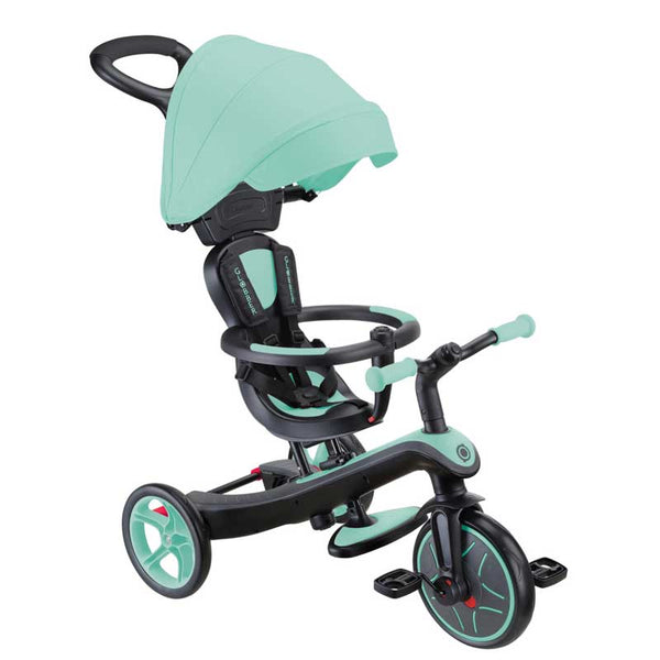 4-in-1 Globber Explorer Trike with Canopy - Mint Green