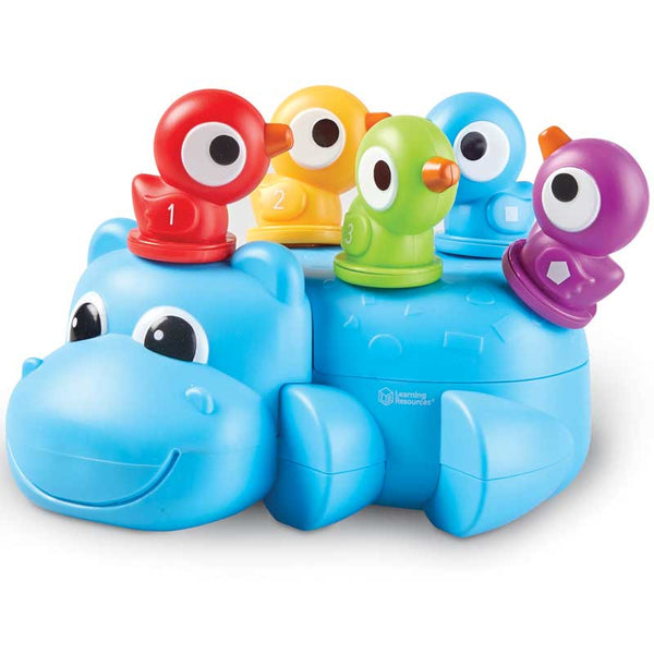 Baby toy for fine motor skills - Huey the Hippo
