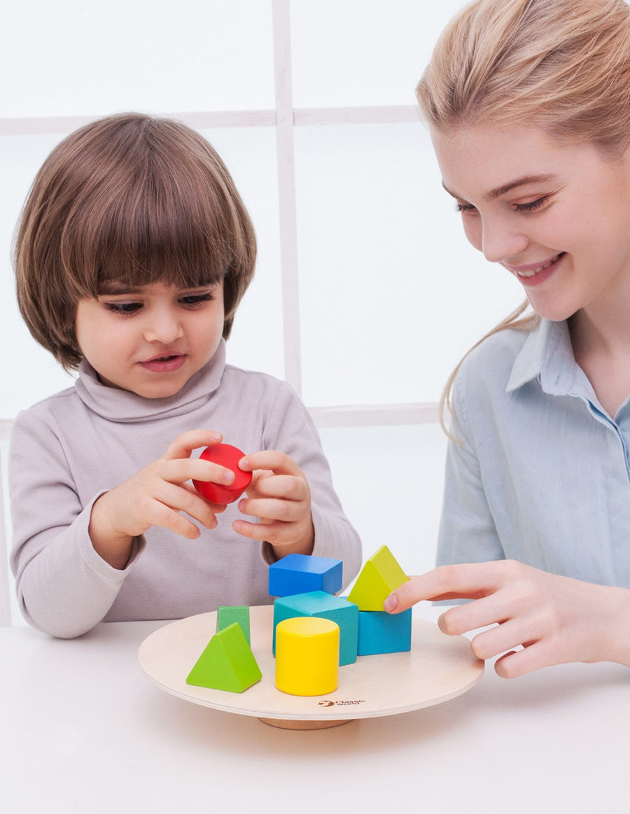 Wooden building set - Balancing figures