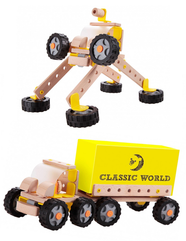 Wooden Constructor Truck - Robot
