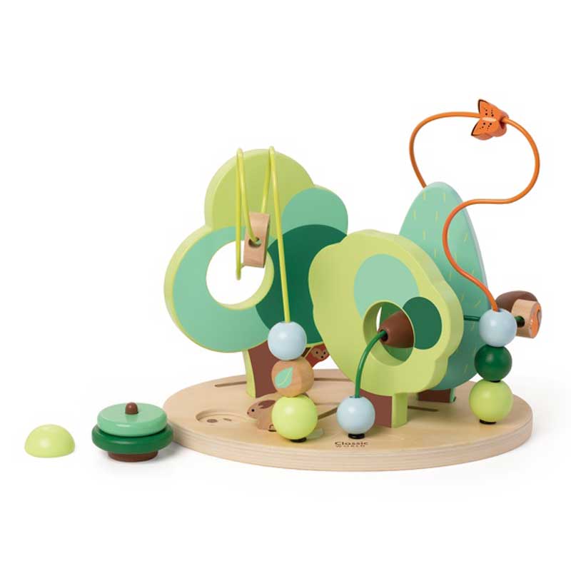 Wooden bonfire - labyrinth for children - The Magical Forest