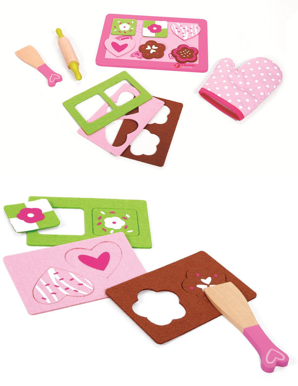 Wooden Kitchen Baking Set for Cookies
