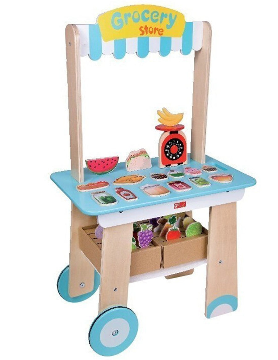 Wooden grocery store