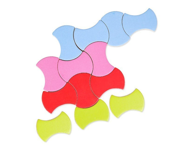 Wooden jigsaw puzzle for kids