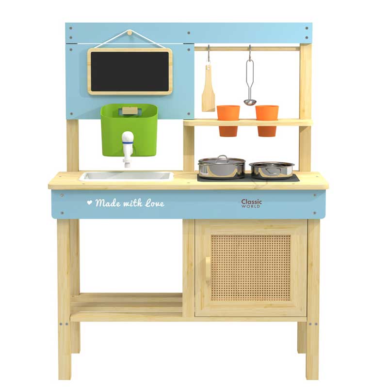 Wooden garden kitchen for children Classic World 90 cm – 3+ years