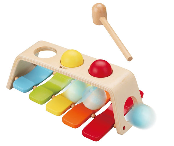 Wooden toy - xylophone with hammer