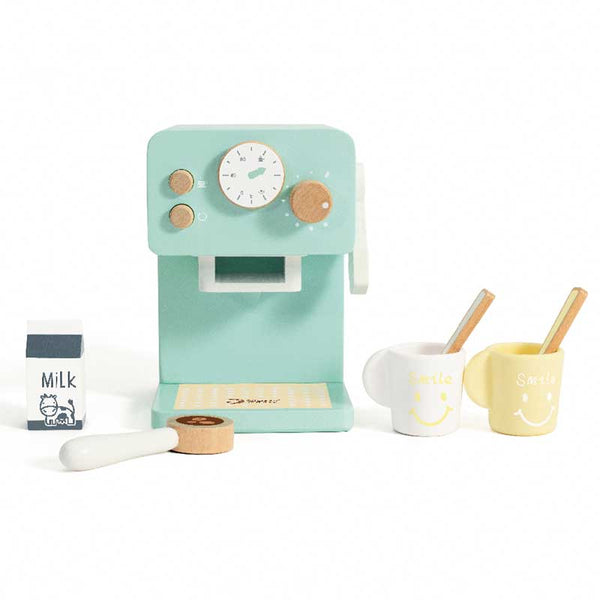 Kids wooden toy - coffee machine