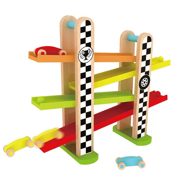 Kids' Wooden Racing Track