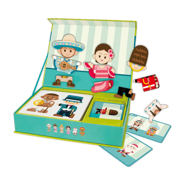 Children's Travel Magnetic Game - People Around the World