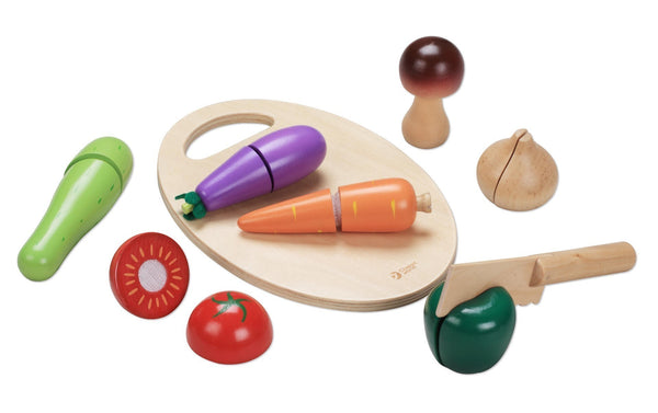 Kids Wooden Cutting Set - Vegetables