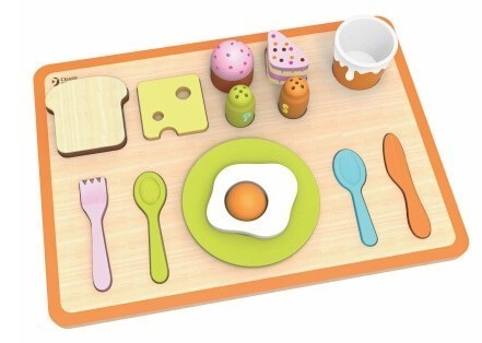 Kids' Wooden Breakfast Set - Green