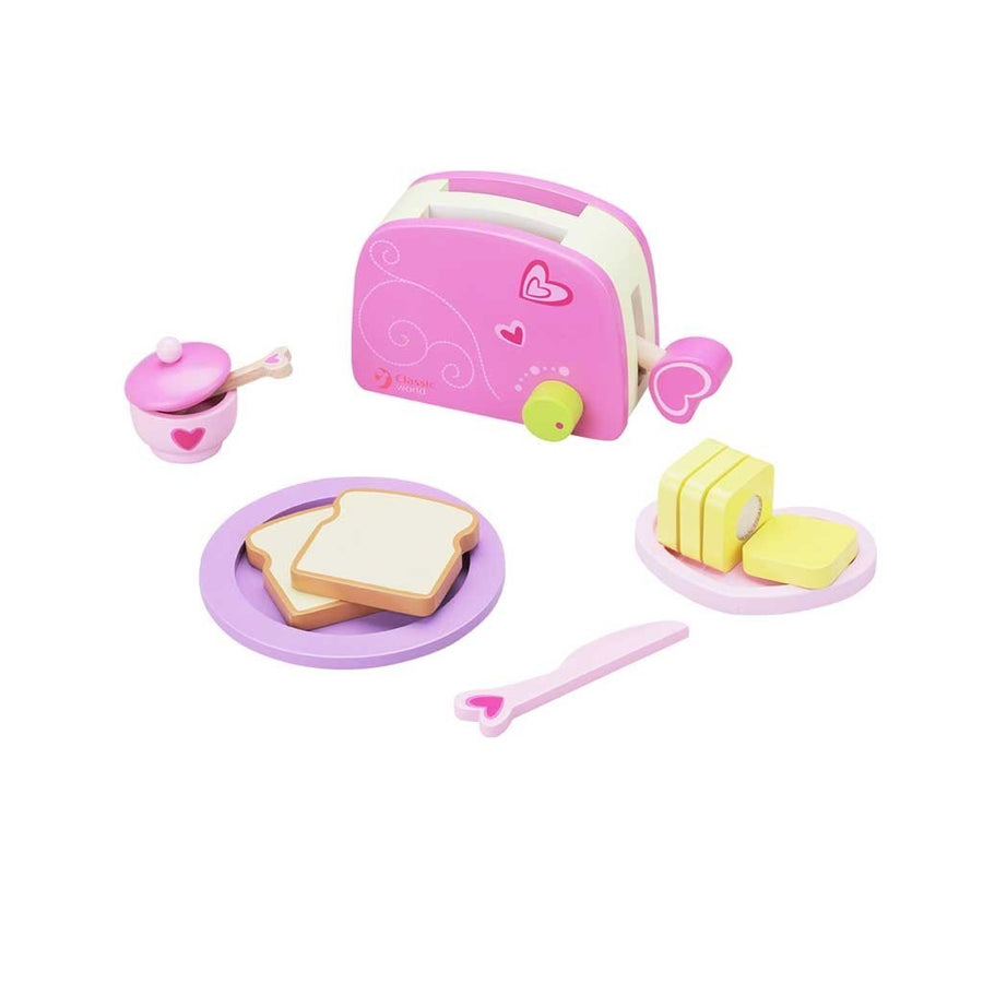Kids Wooden Play Toaster