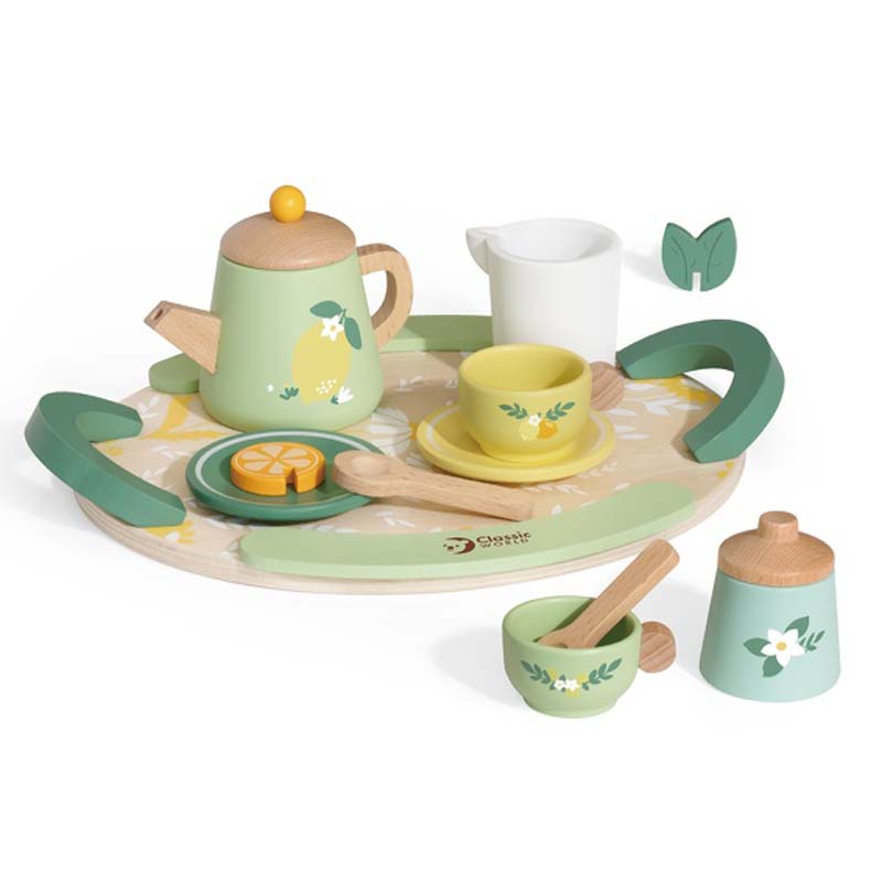 Kids' Vintage Wooden Afternoon Tea Set