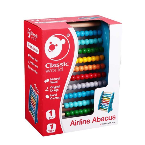 Children's wooden abacus