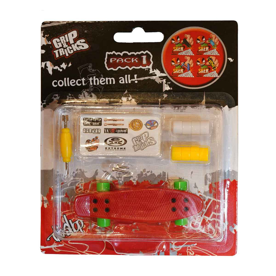 Finger Toy PENNY BOARD, red