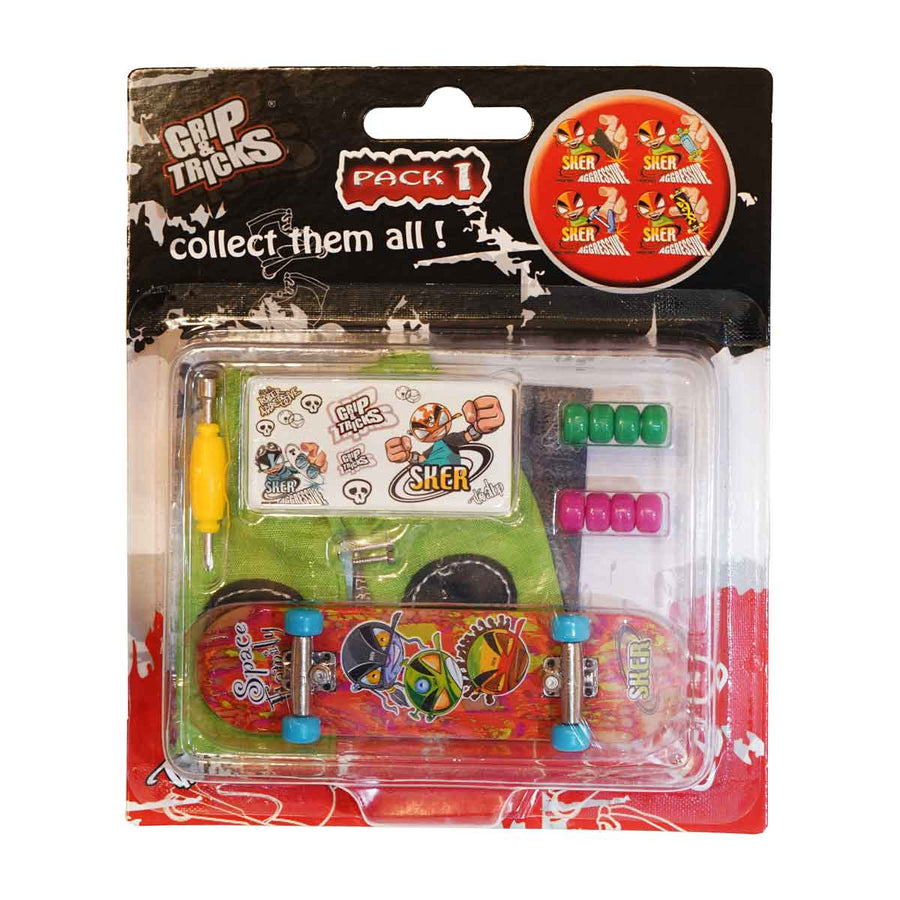 Finger Skateboard Toy, red
