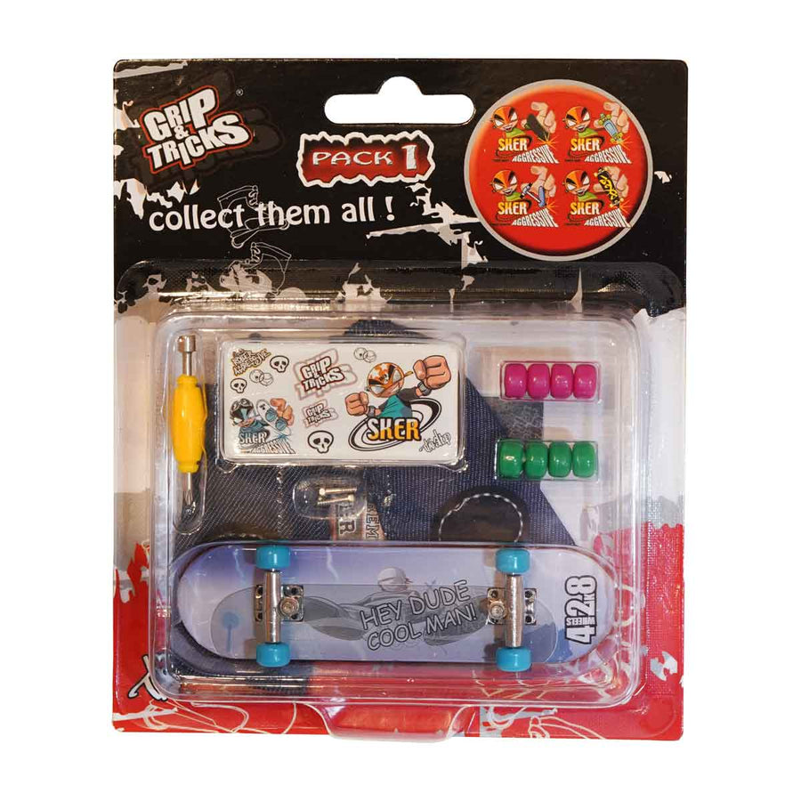 Finger Skateboard Toy, Blue