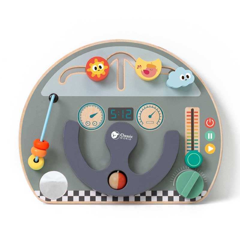 Interactive wooden toy - Steering wheel