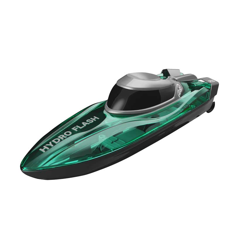 Interactive glowing speedboat Crazon, RC - for children