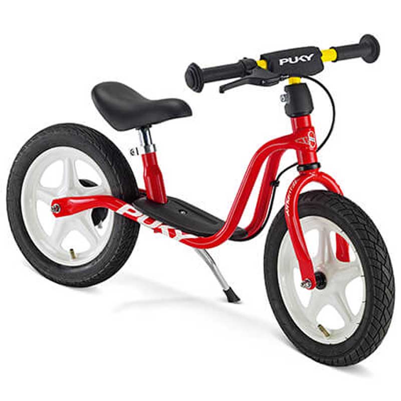 Puky LR 1L BR Balance Bike with Brake and Kickstand - Red