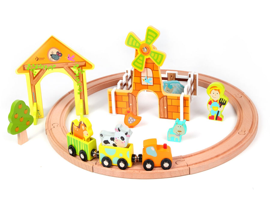 Toy set - farm train