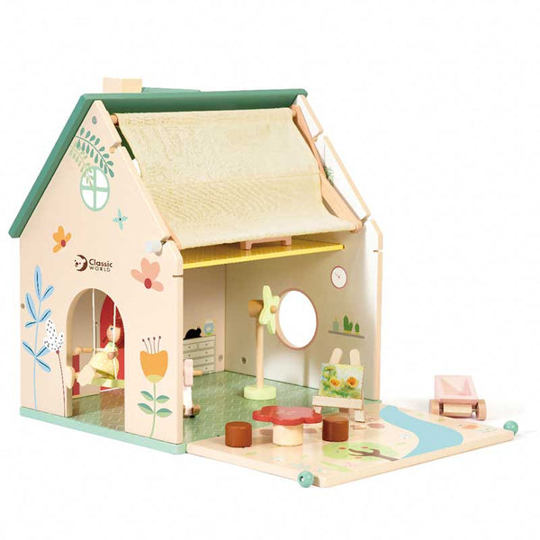 Modern Wooden Flower Villa for Play