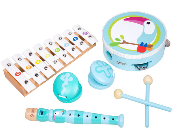 Wooden musical set
