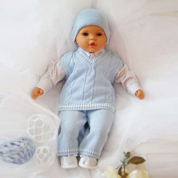 Knitted set for boys