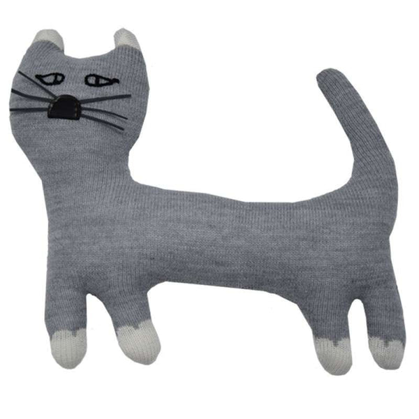 Knitted Baby Toy Cat