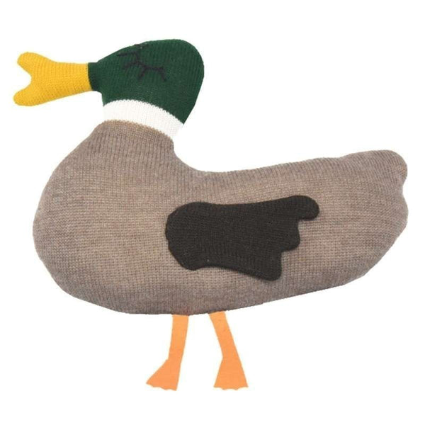 Crocheted baby toy Duck