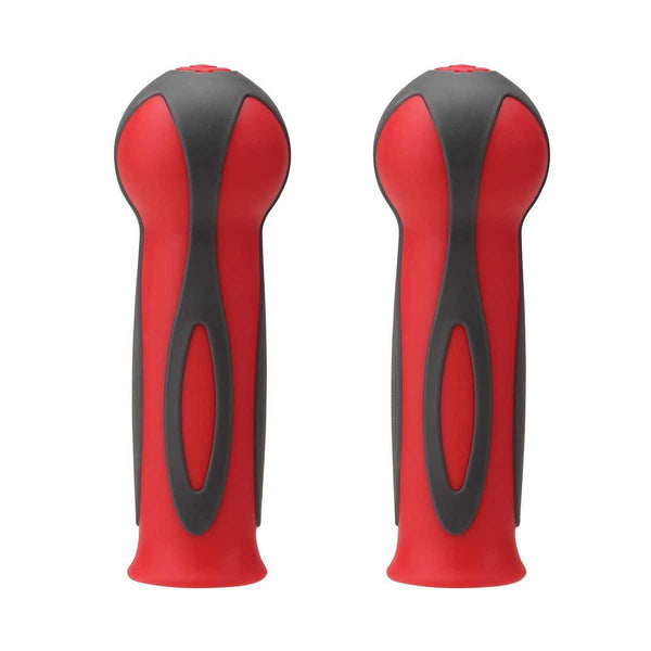 Handlebar grips for scooters, set of 2 red