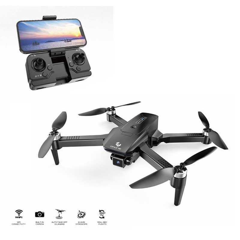 Foldable drone with GPS and built-in HD camera by Crazon