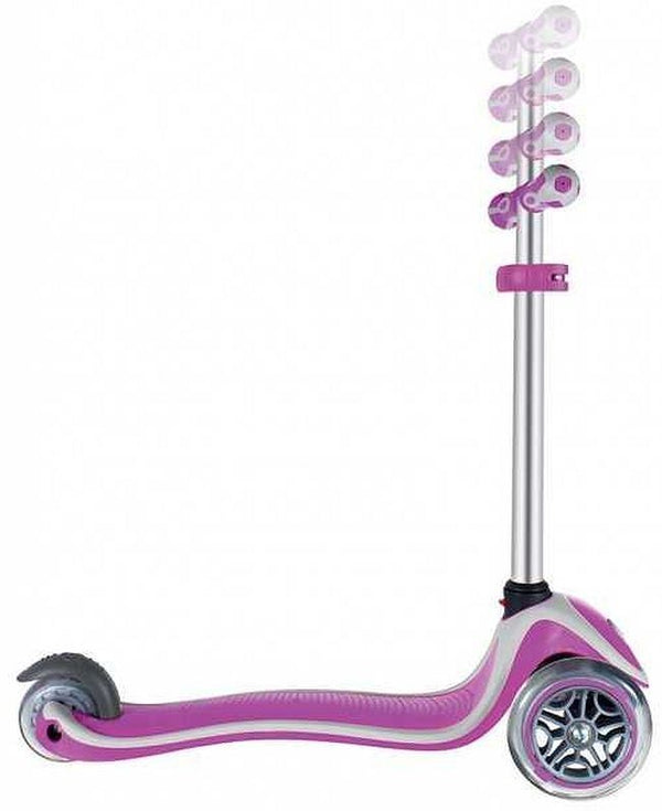 My Free Scooter for Kids with Adjustable Height - Purple Pink