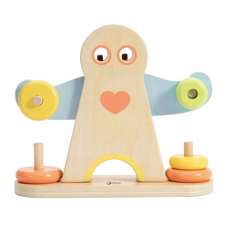 Wooden dexterity and coordination toy "Hercules"