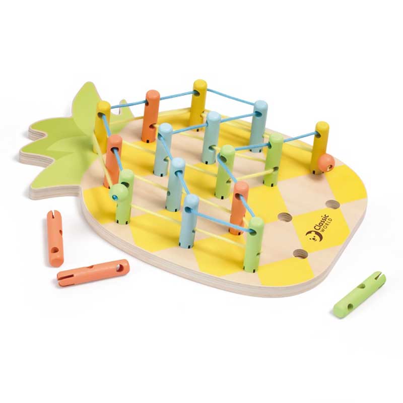 Fun children's fine motor skills game - Sweet pineapple