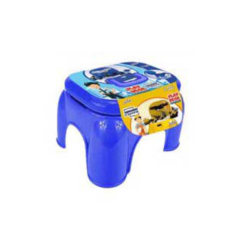 Fun play chair with accessories for a boy, construction vehicles