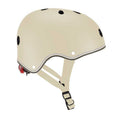 Детска каска за колело и тротинетка Globber Primo Lights XS/S (48-53CM) - бежова