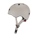Детска каска за тротинетка Globber Go Up Lights, XXS/XS (45-51cm) - сива