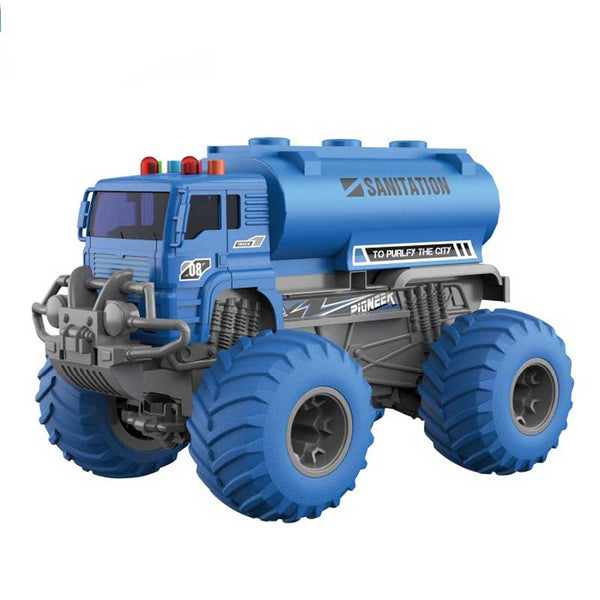 Tanker truck with music and light effects, RC 1:16