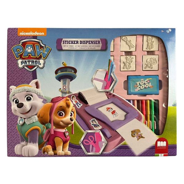 Креативен комплект "Paw Patrol" за момиче с машина за стикери и аксесоари