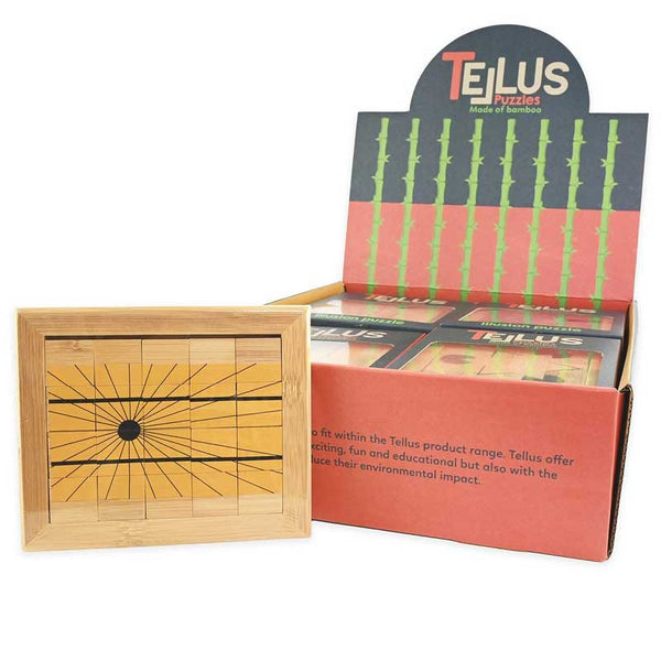 Wooden children's logic puzzle "Illusion", 14 cm