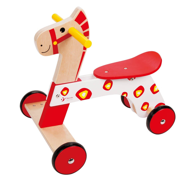 Wooden rocking horse