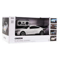 Детска спортна електрическа кола Crazon New Energy със зарядна станция, RC в бял цвят