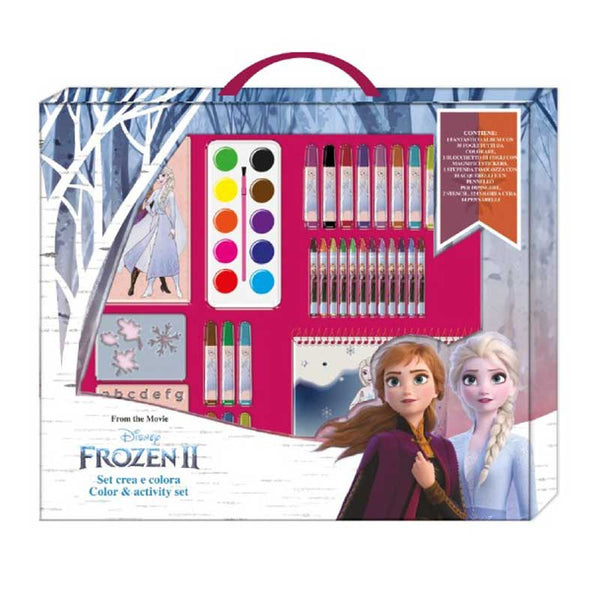Frozen Child's Briefcase with Drawing Accessories - 35 pieces