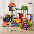 Модулен детски център Feelkids с мост и стена за катерене
