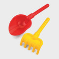 Beach spade and rake set