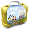Арт куфарче Bluey с 10 цветни молива, 5 печата и пъзел стикери за декорация