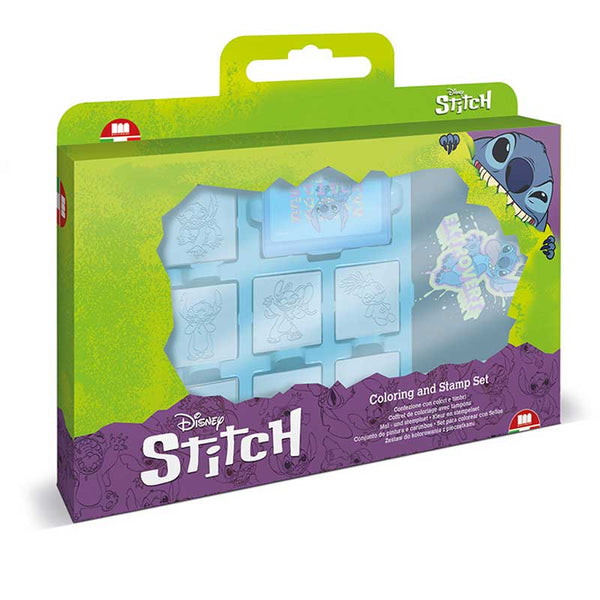 Stitch Creativity Set with 7 Stamps, 3 Markers and Drawing Pad